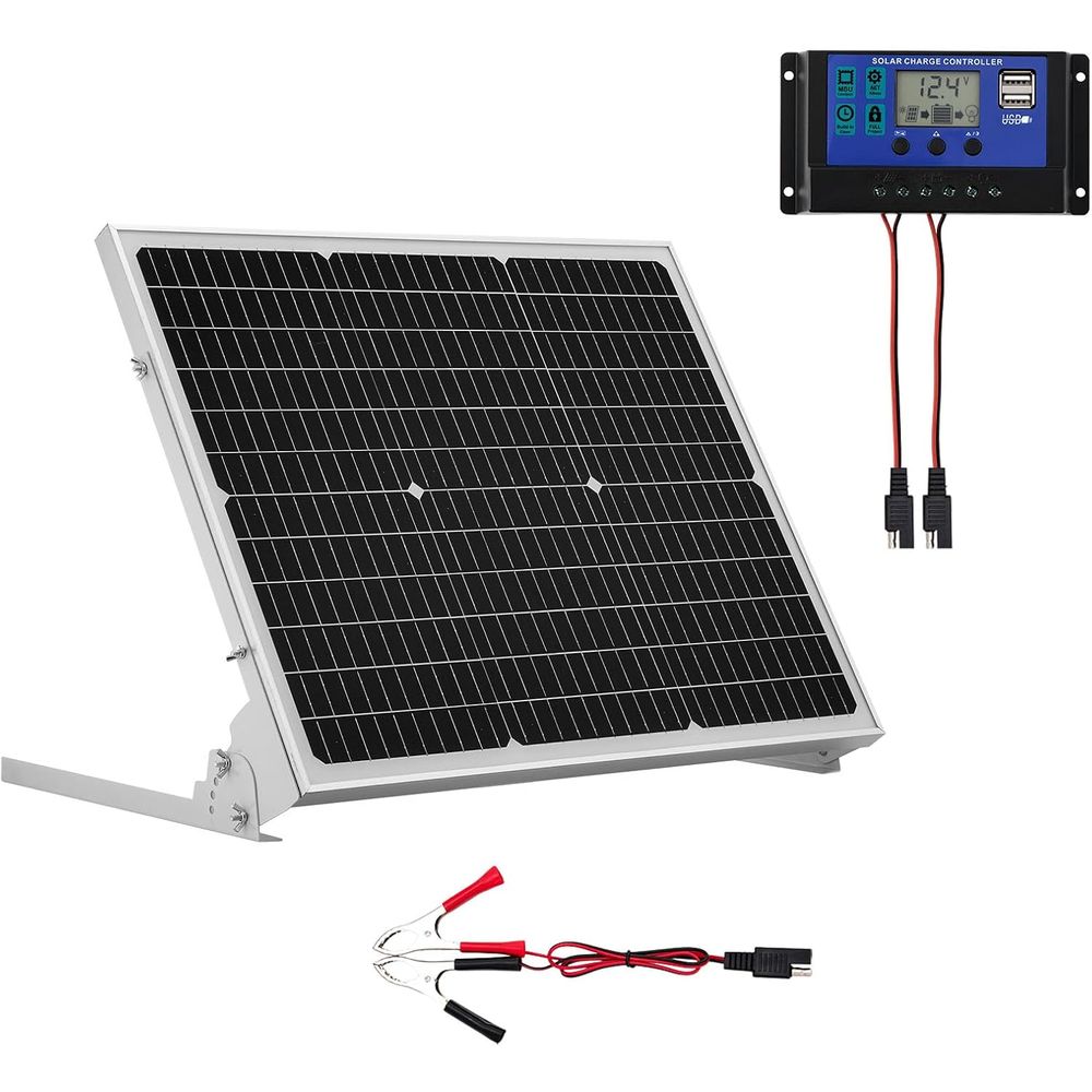 เครื่องชาร์จแบตเตอรี่พลังงานแส - Solar Panel บทวิจารณ์และราคา