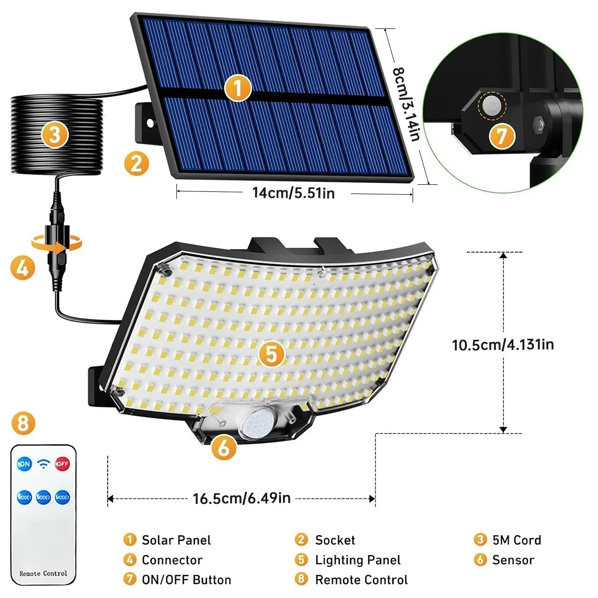 234LED ไฟพลังงานแสงอาทิตย์กลาง - Solar Lamp บทวิจารณ์และราคา