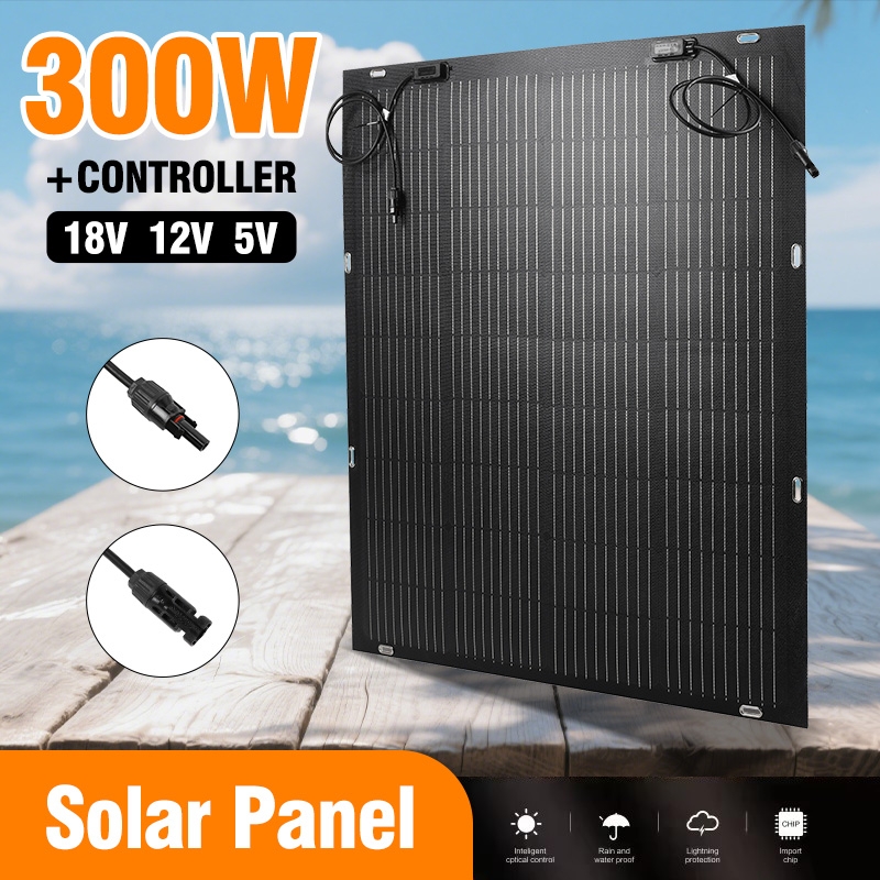 แผงโซลาร์เซลล์แบบยืดหยุ่น 300W - Solar Panel 200W บทวิจารณ์และราคา